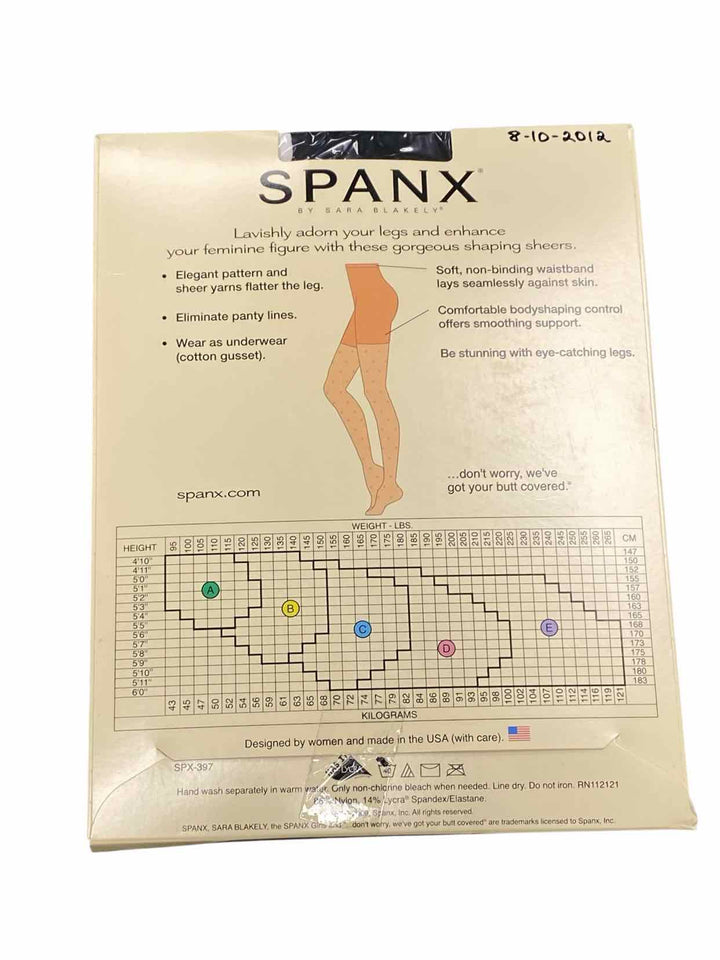 Spanx Black Size E Tights
