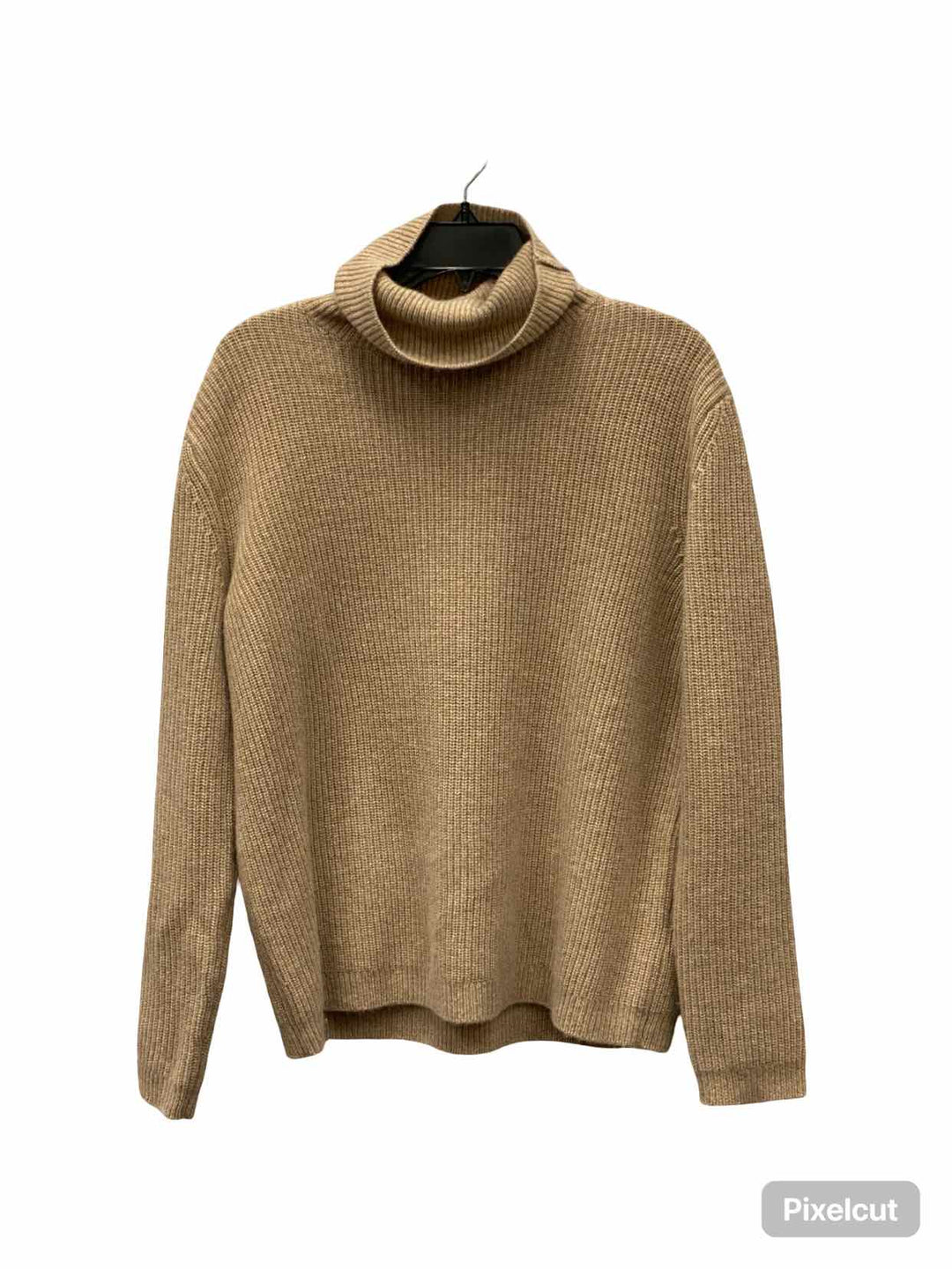 Quince Size S Tan 100% cashmere Sweater