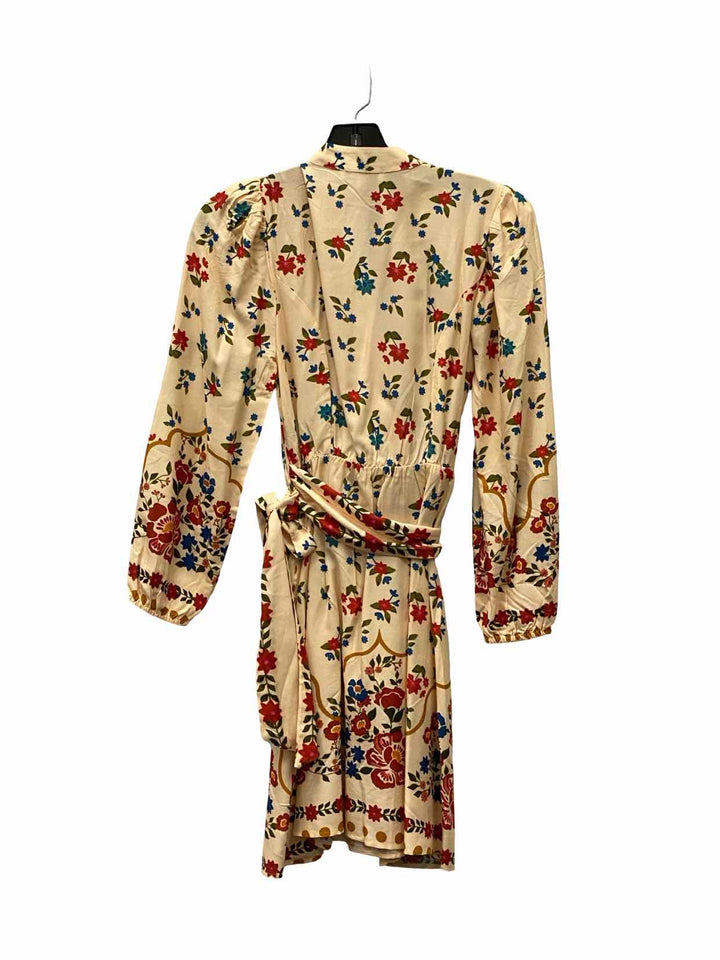 Celina Moon Size XS Nude Multi Floral Dress