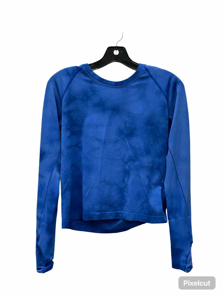 Lululemon Size 8 Blue Athletic Long Sleeve