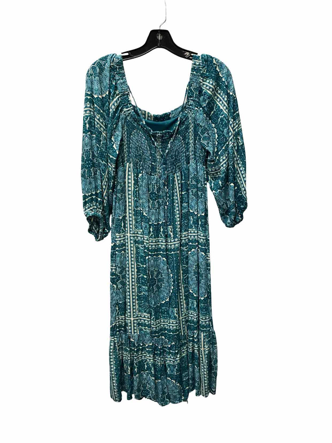 In Loom Size S Blue Print Dress