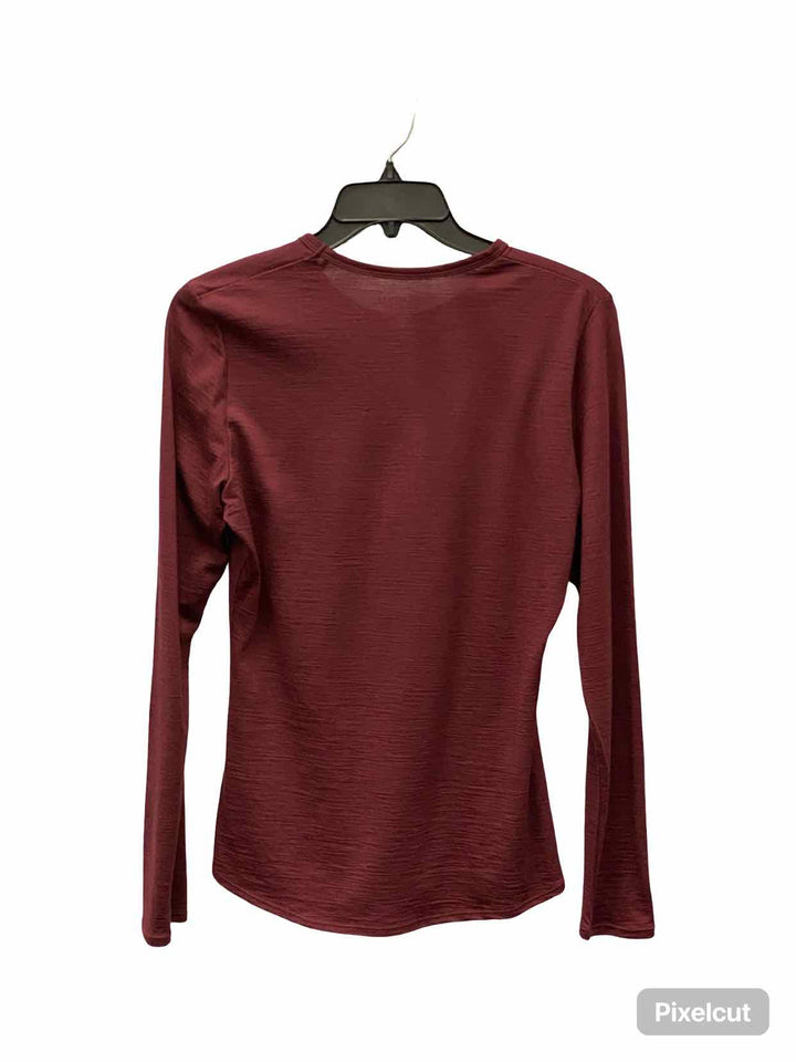 Segments Size S Red Merino Wool Long Sleeve Shirts