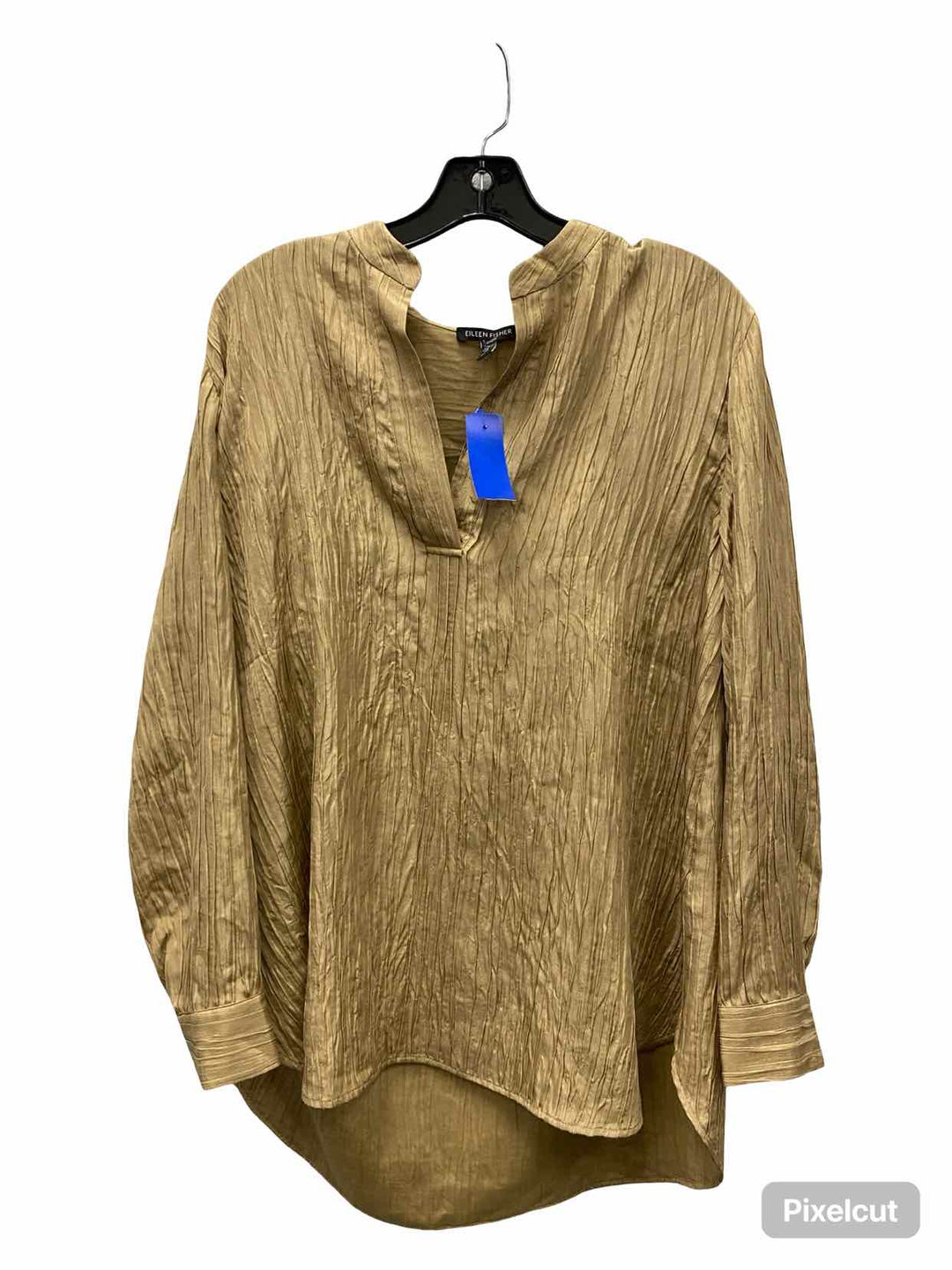 Eileen Fisher Size S Beige Long Sleeve Shirts