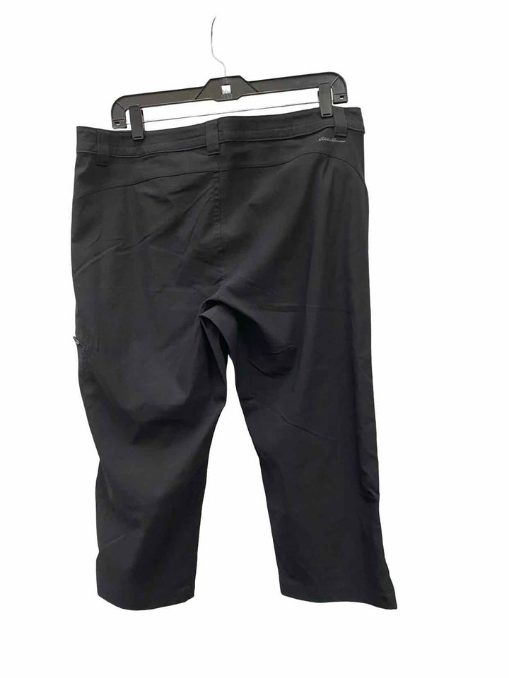 Eddie Bauer Size 16 Black capri length Pants