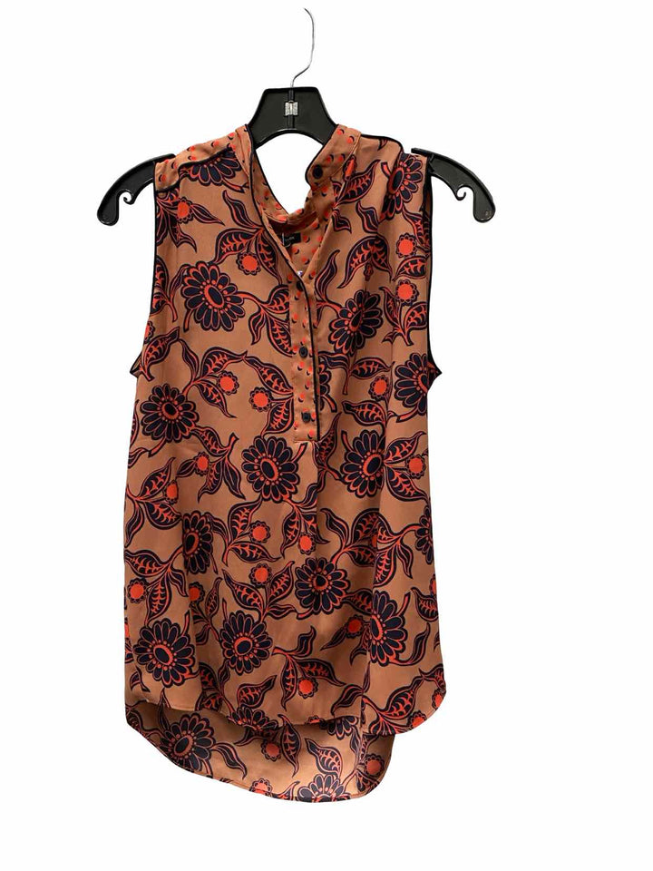 Ann Taylor Size S Multi-Color Print Tank Top