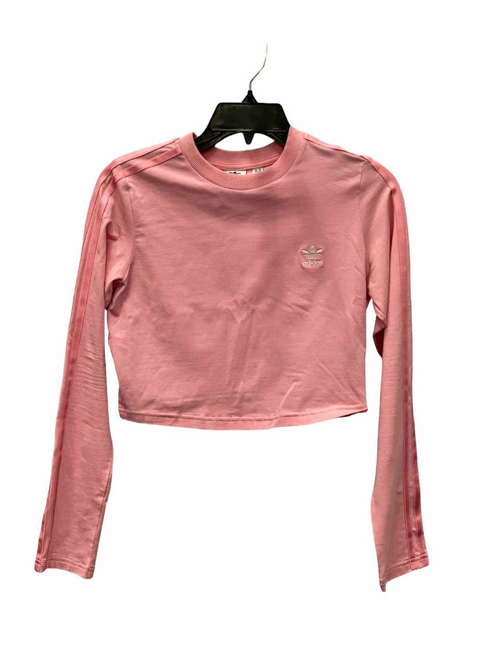 Adidas Size M Pink Athletic Long Sleeve