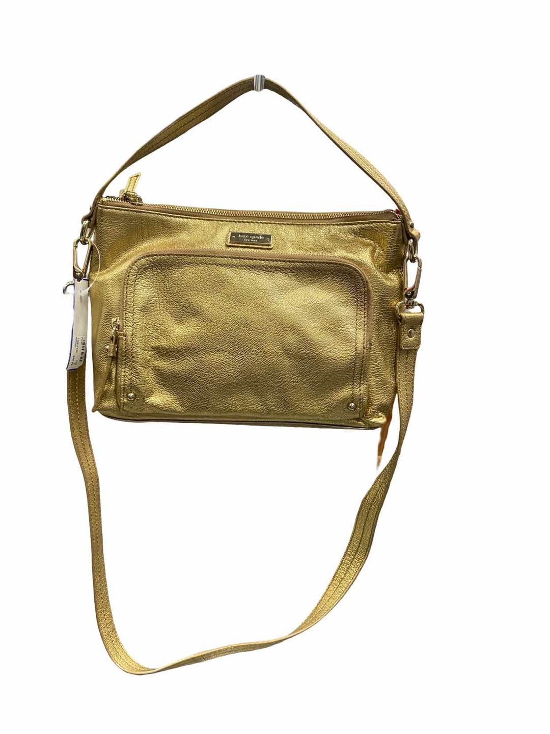 KATE SPADE Gold Crossbody Purse