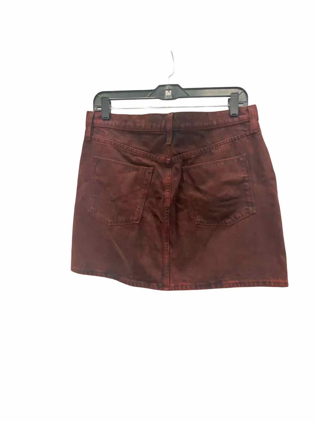 hudson Size 29 Red Denim Skirt