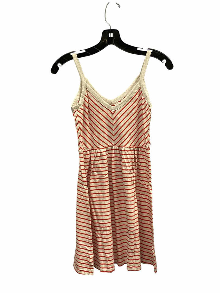 Gap Size XS Pink White Striped Dress