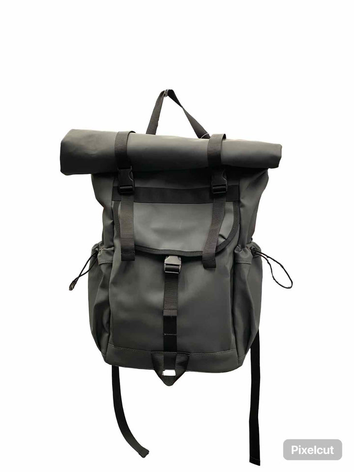 Rirati Grey Curved Edge Large Capacity High Sense BackPack