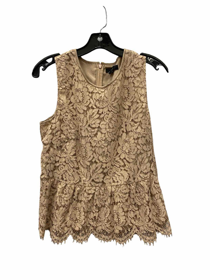 J Crew Size 6 Beige Short Sleeve Shirts