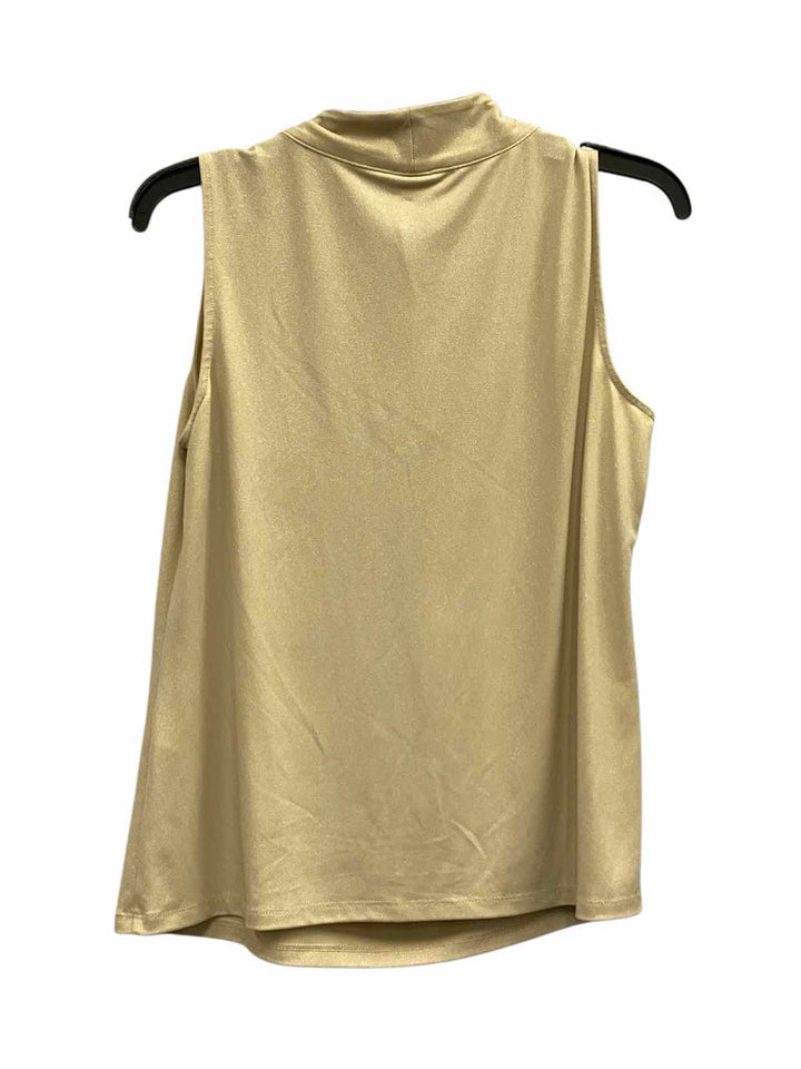 Chico's Size 1 (S) Gold Shimmer Tank Top