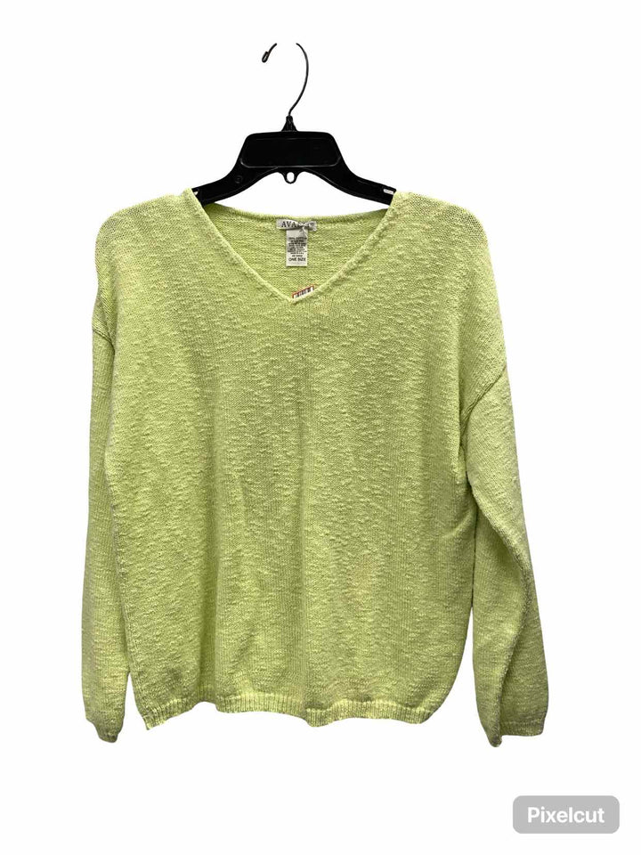 AVALIN Size M Yellow 100% cotton Sweater