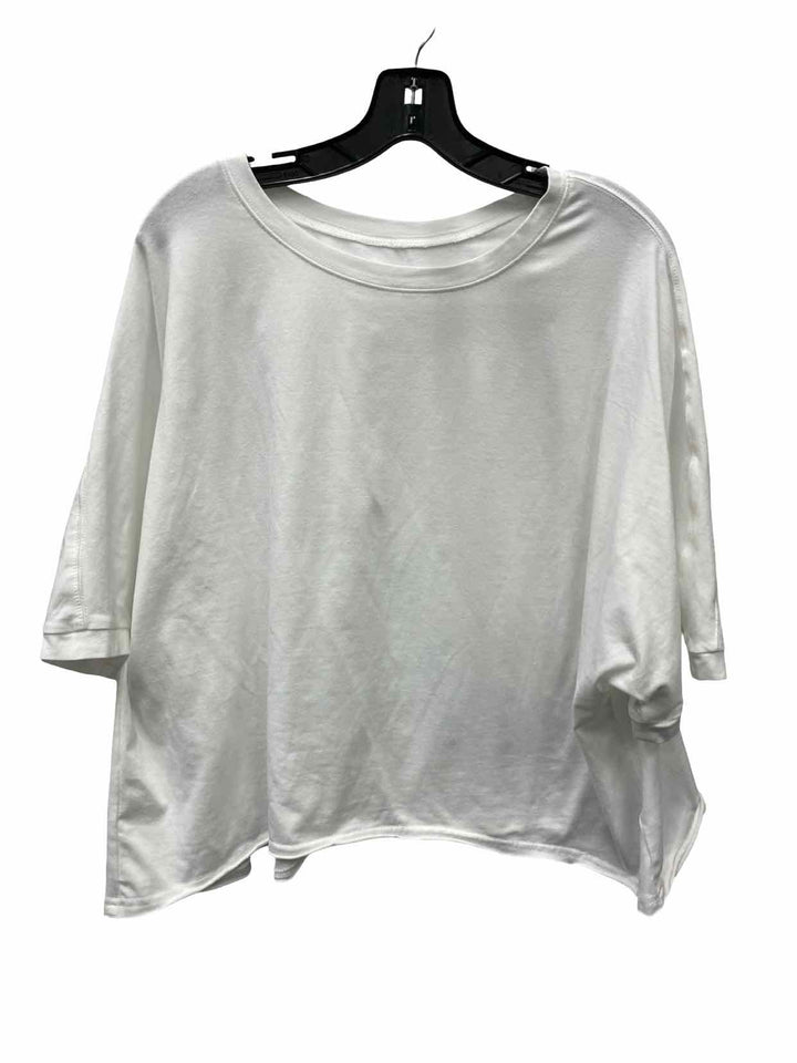 Tankaneo Size L White Short Sleeve Shirts