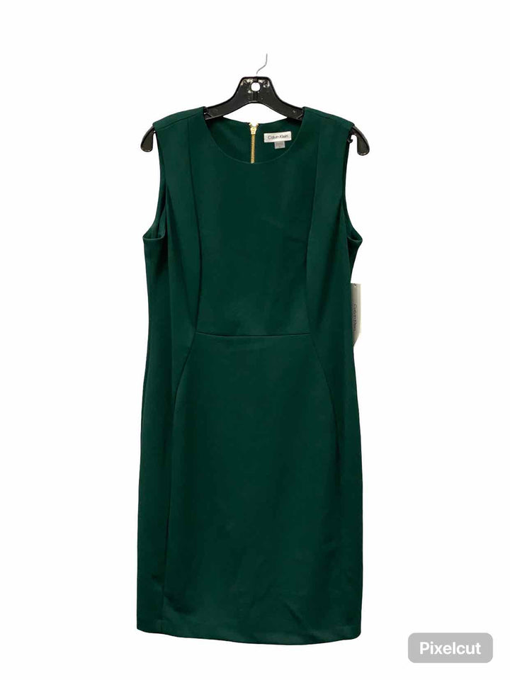 Calvin Klein Size L Green Dress