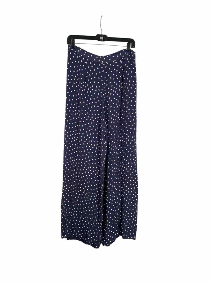 Society Amuse Size L Blue White Floral Pants