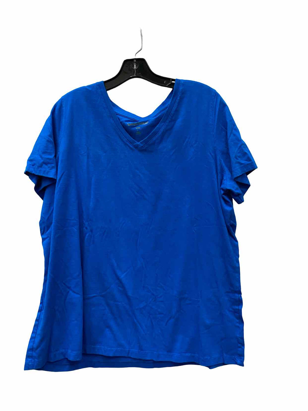 Women Within Size 18/20 Blue Short Sleeve Shirts