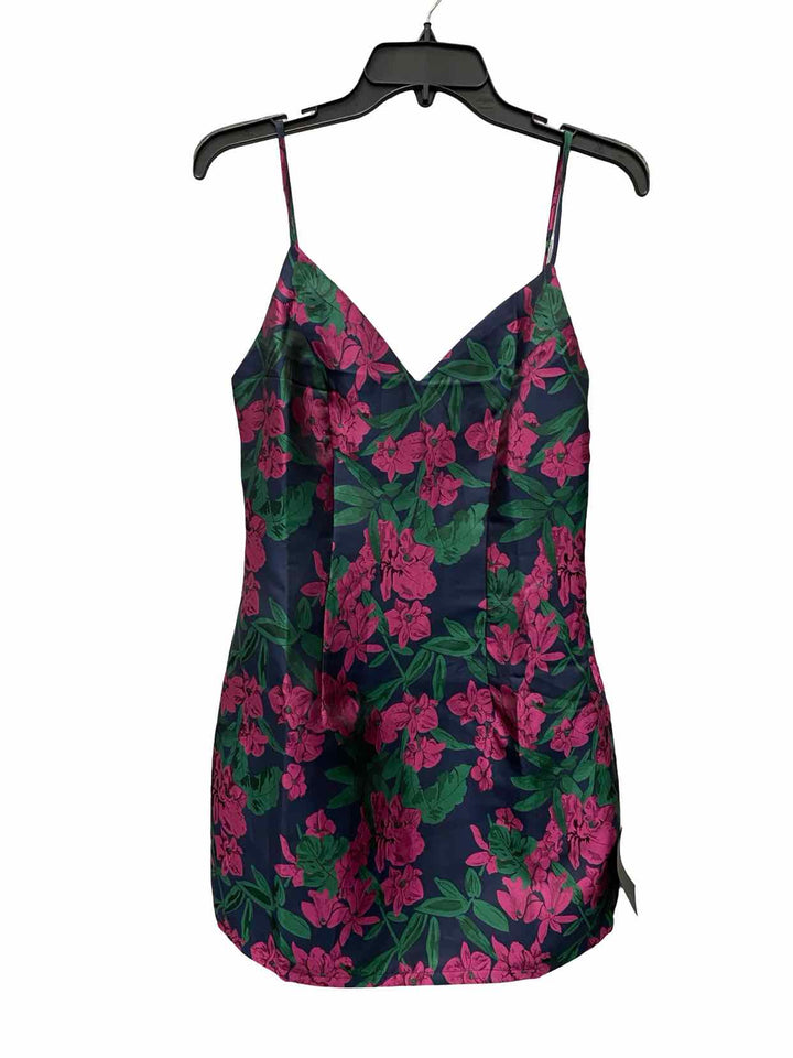Lulus Size S Navy Pink Floral Dress