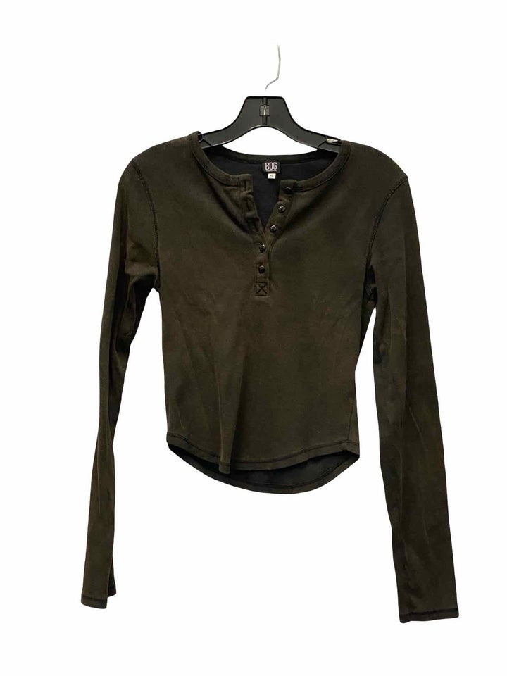 BDG Size XL Brown Long Sleeve Shirts