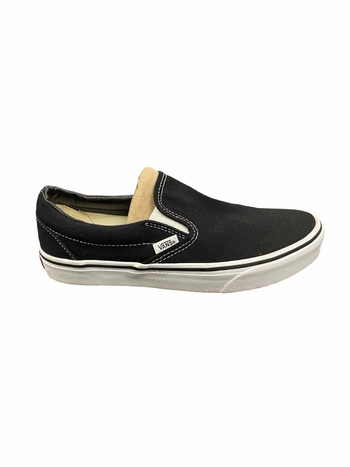 Vans Shoe Size 8 Black Classic Slip On Sneakers