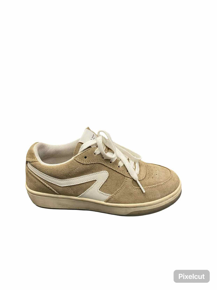 Rag & Bone Shoe Size 37.5 Dove/Sand Suede/Leather Retro Court Sneakers