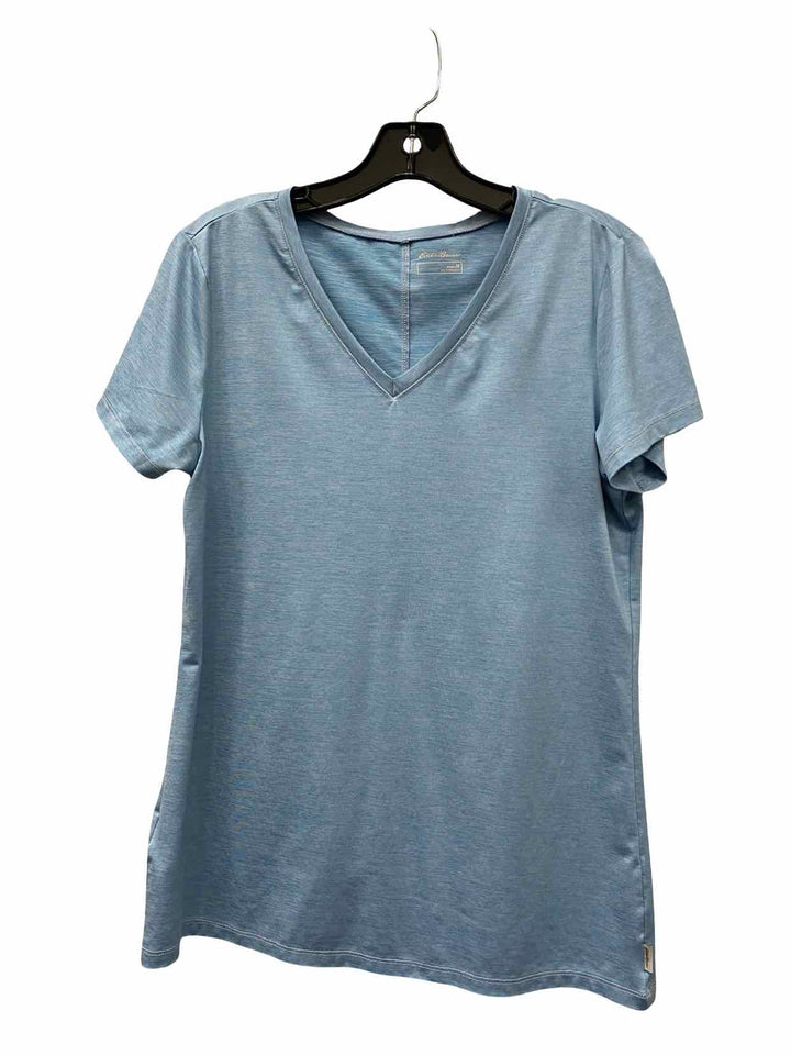 Eddie Bauer Size M Blue Short Sleeve Shirts