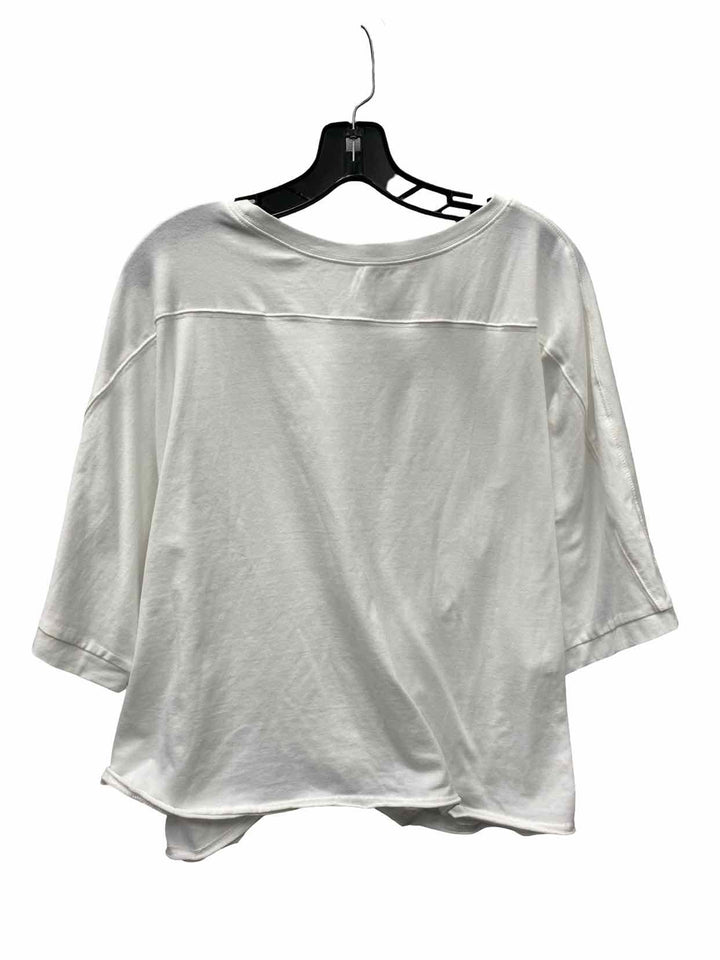 Tankaneo Size L White Short Sleeve Shirts