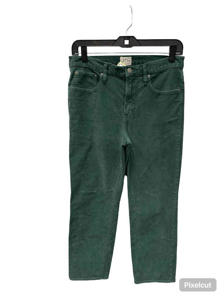 J Crew Size 28P Green Pants