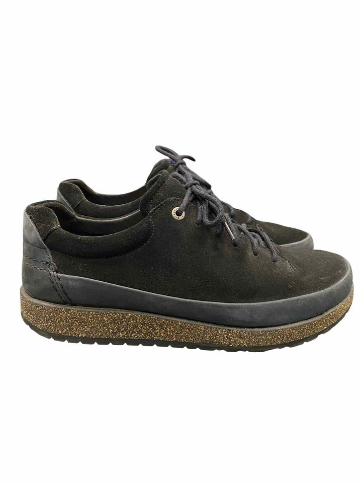 Birkenstock Shoe Size 42 Black Suede Honnef Low Sneakers