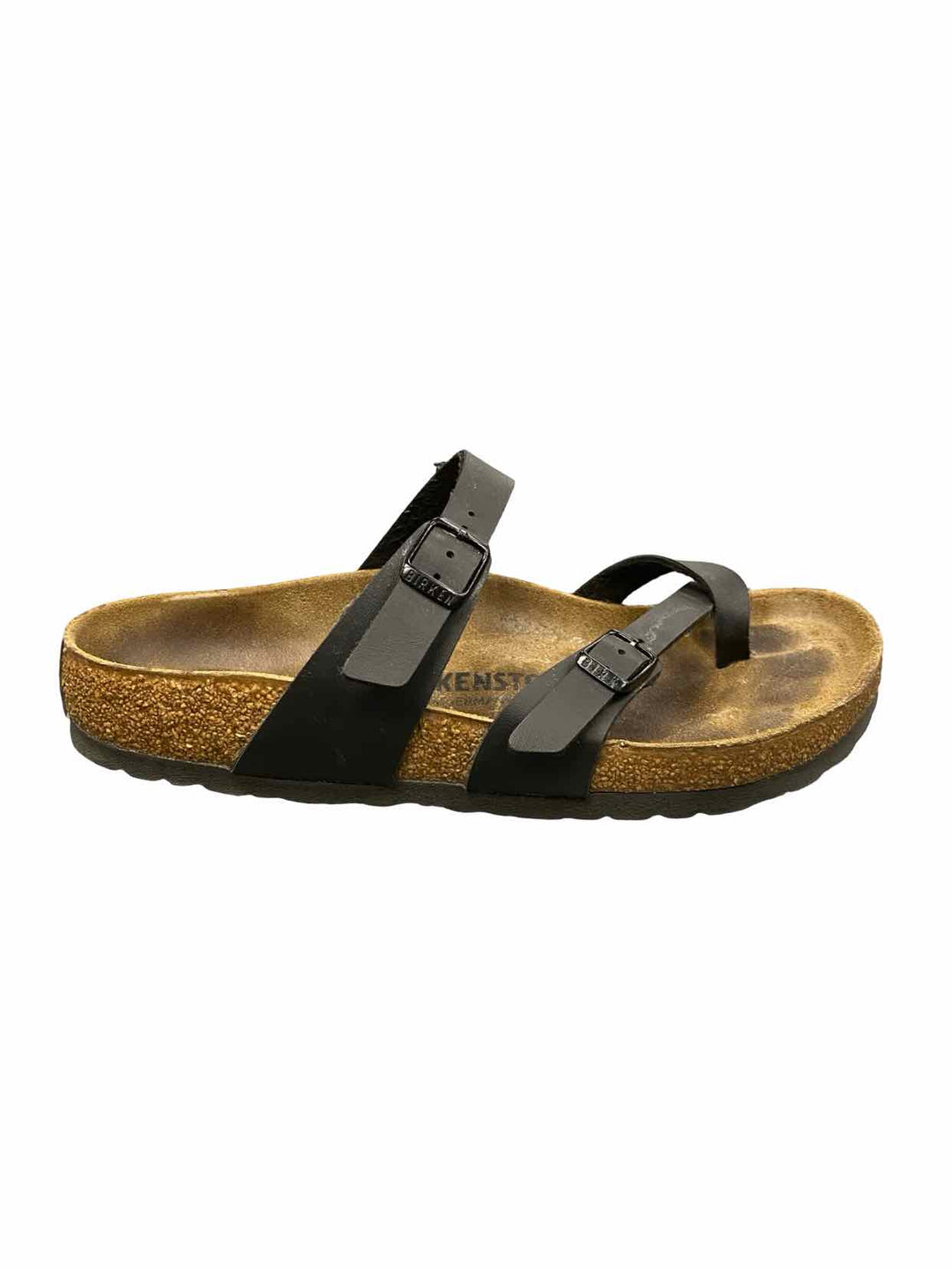 Birkenstock Shoe Size 38 Black Leather Mayari Sandals