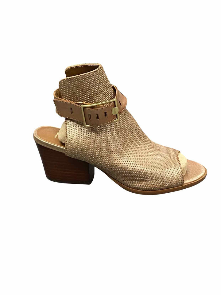 Nicole Shoe Size 6.5 Leather Talullah Open-Toe Sandals Heels