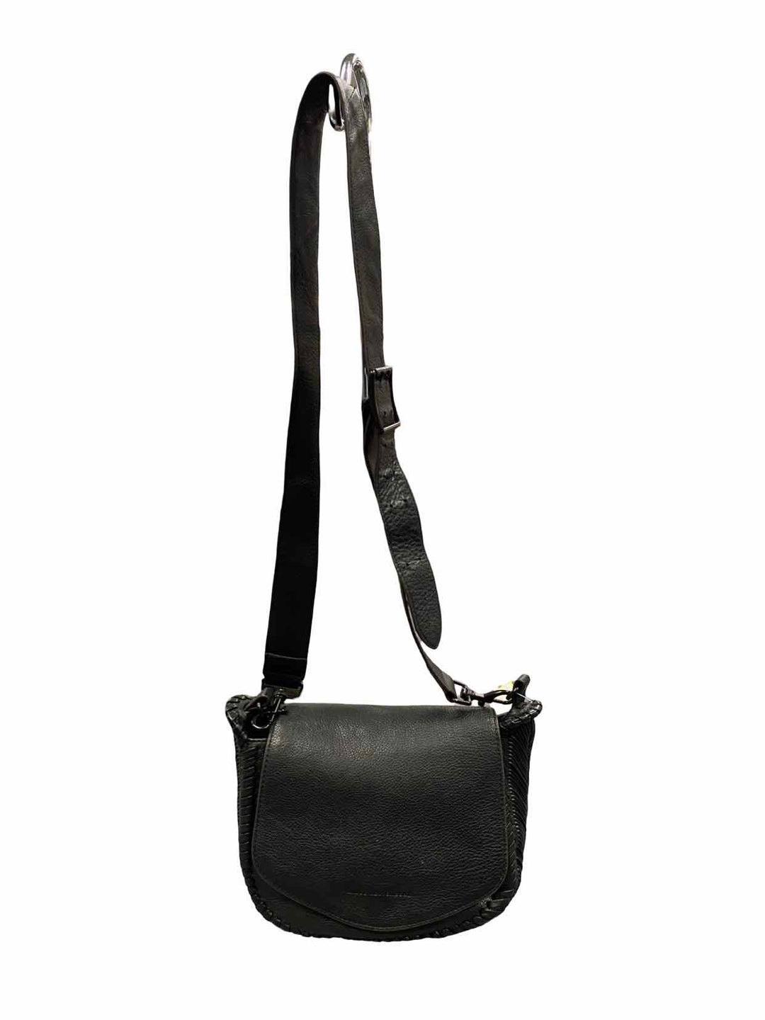 Aimee Kestenberg Black All For Love Saddle Crossbody Purse