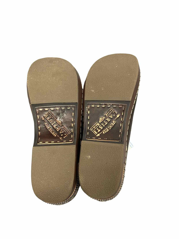L'Artiste Shoe Size 42 Brown Leather Burbank New in Box Clogs