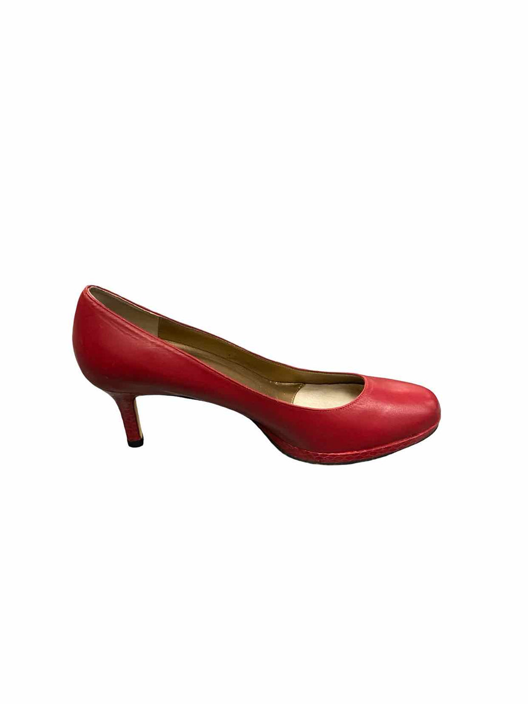 Vaneli Shoe Size 9 Red Leather Heels