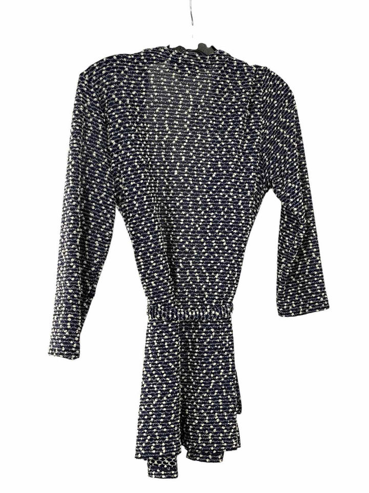 Evan Picone Size L Navy White Sweater