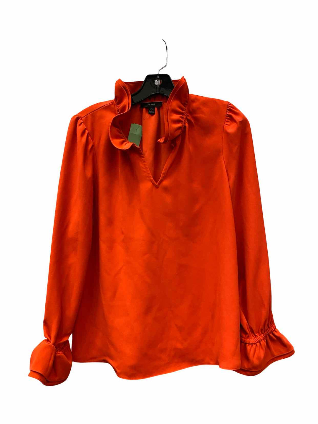 J Crew Size XS Orange Long Sleeve Shirts