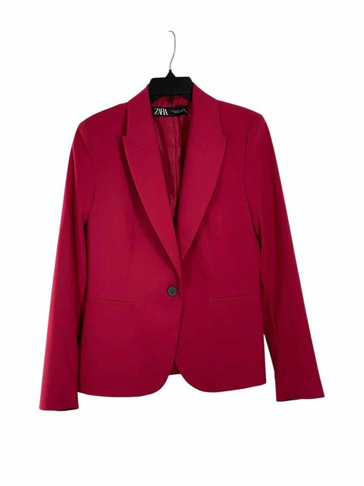 ZARA Size 8 Red Blazer