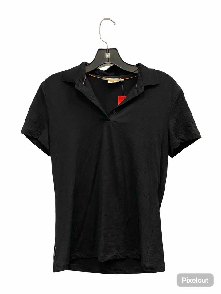 Icebreaker Size S Black Merino Wool Short Sleeve Shirts