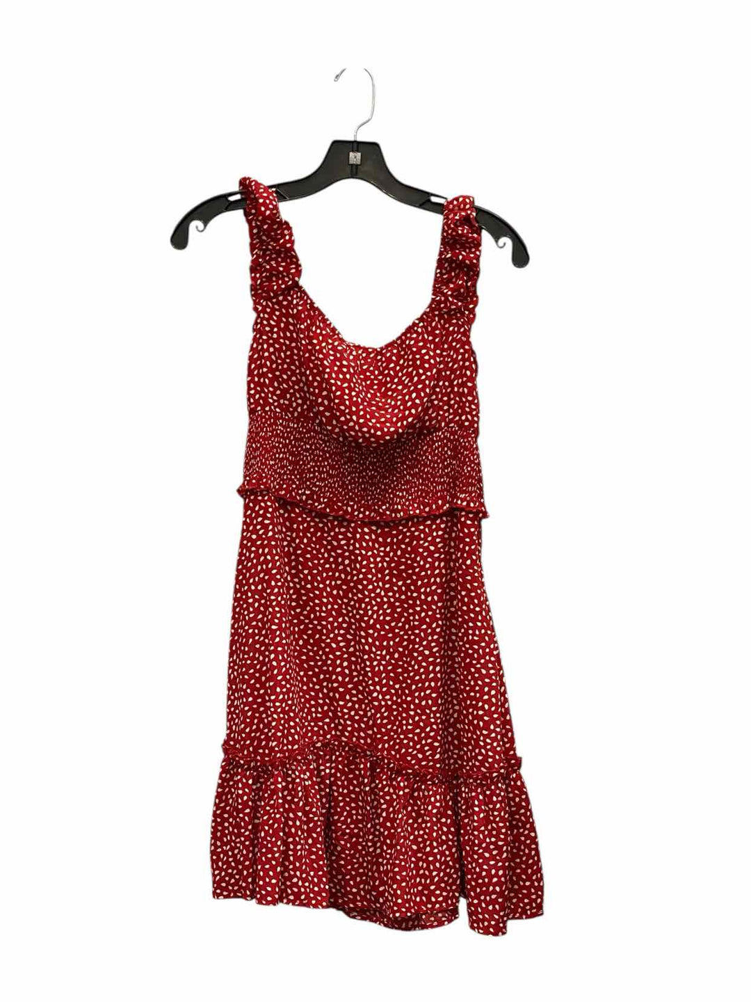 Unknown Brand Size S/M Red White Polka Dot Dress
