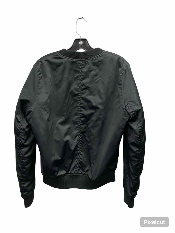 American Eagle Size M Black Floral Jacket