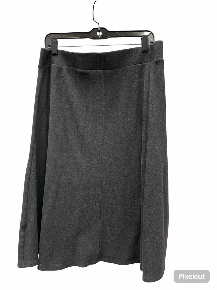 Lands End Size 14-16 Gray 100% cotton Skirt