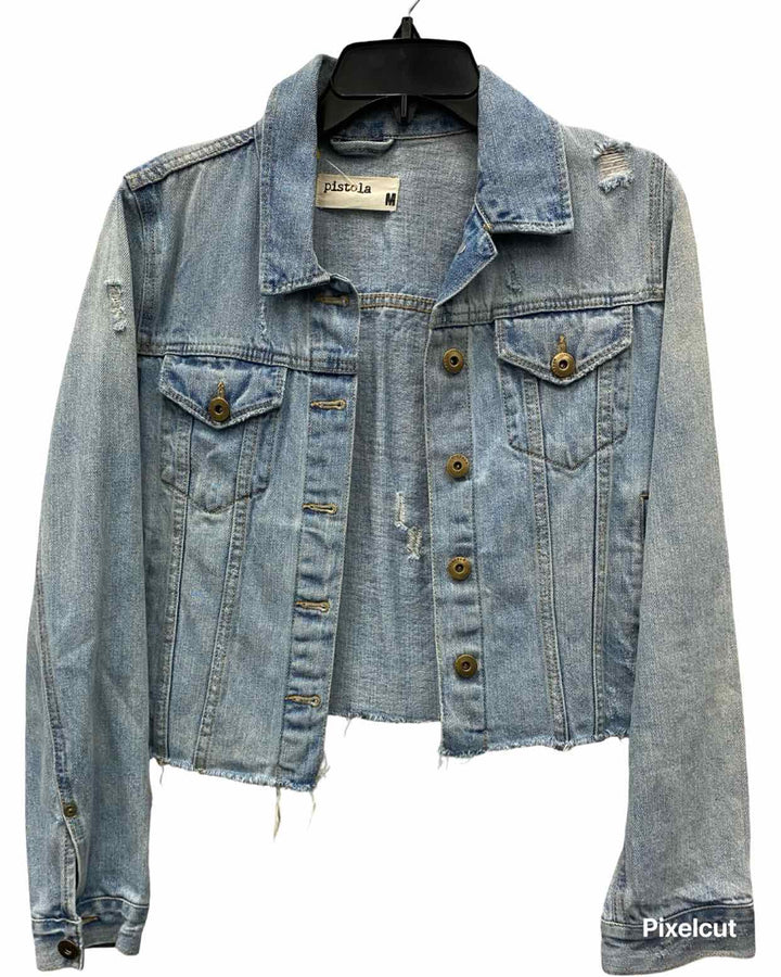 Pistola Size M Light Blue Denim Jacket