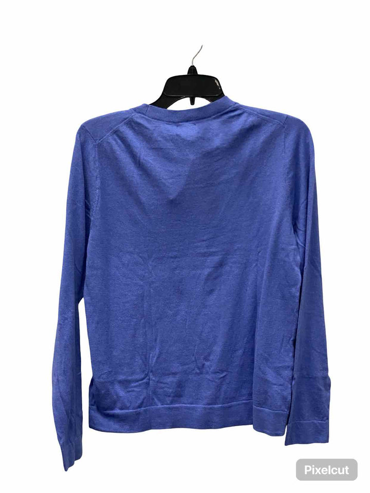 J Crew Size L Blue 100% cotton Long Sleeve Shirts