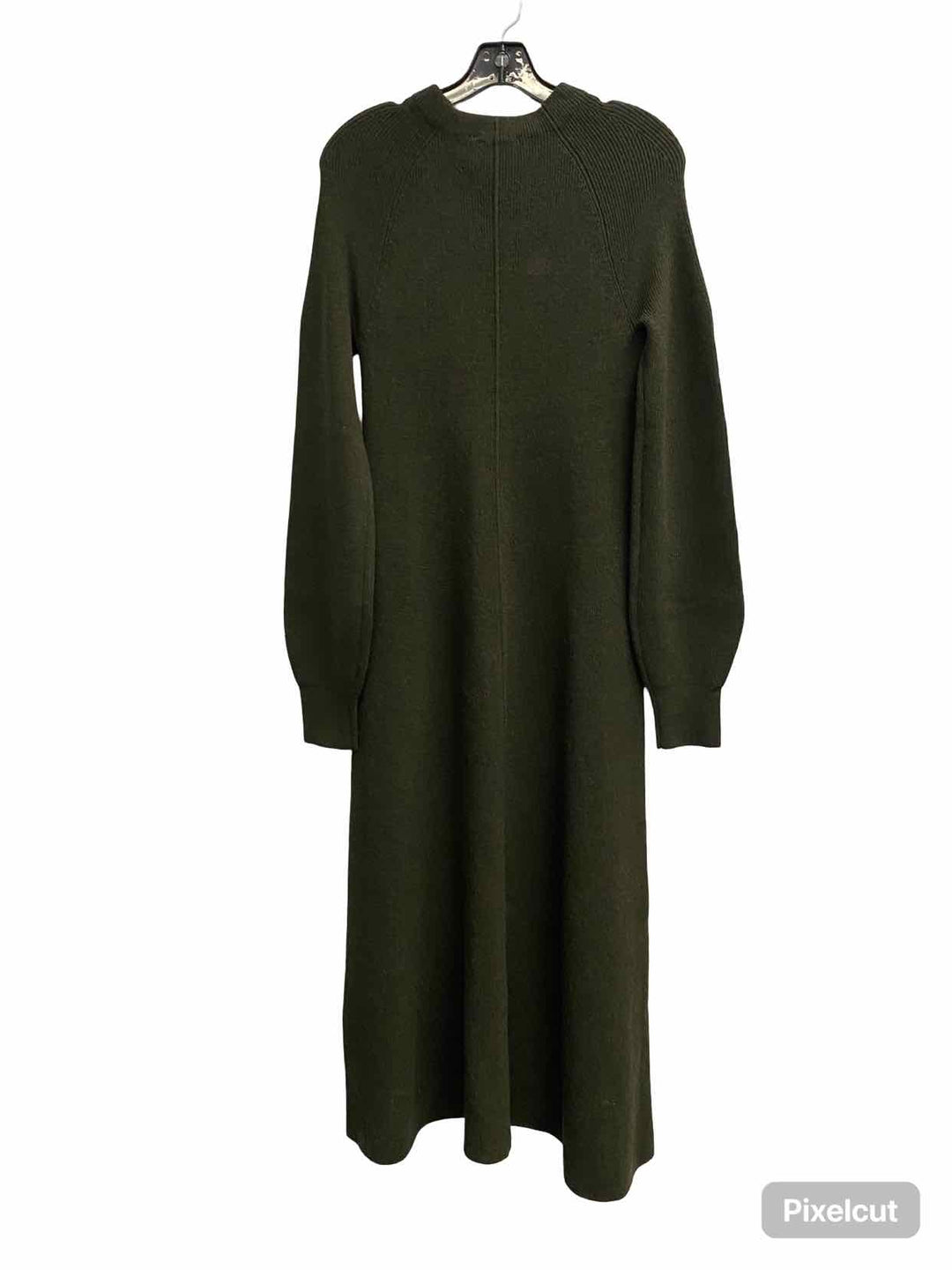 ZARA KNIT Size S Dark Green Dress
