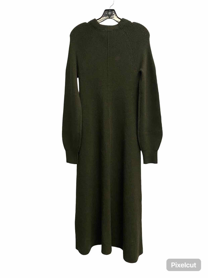 ZARA KNIT Size S Dark Green Dress