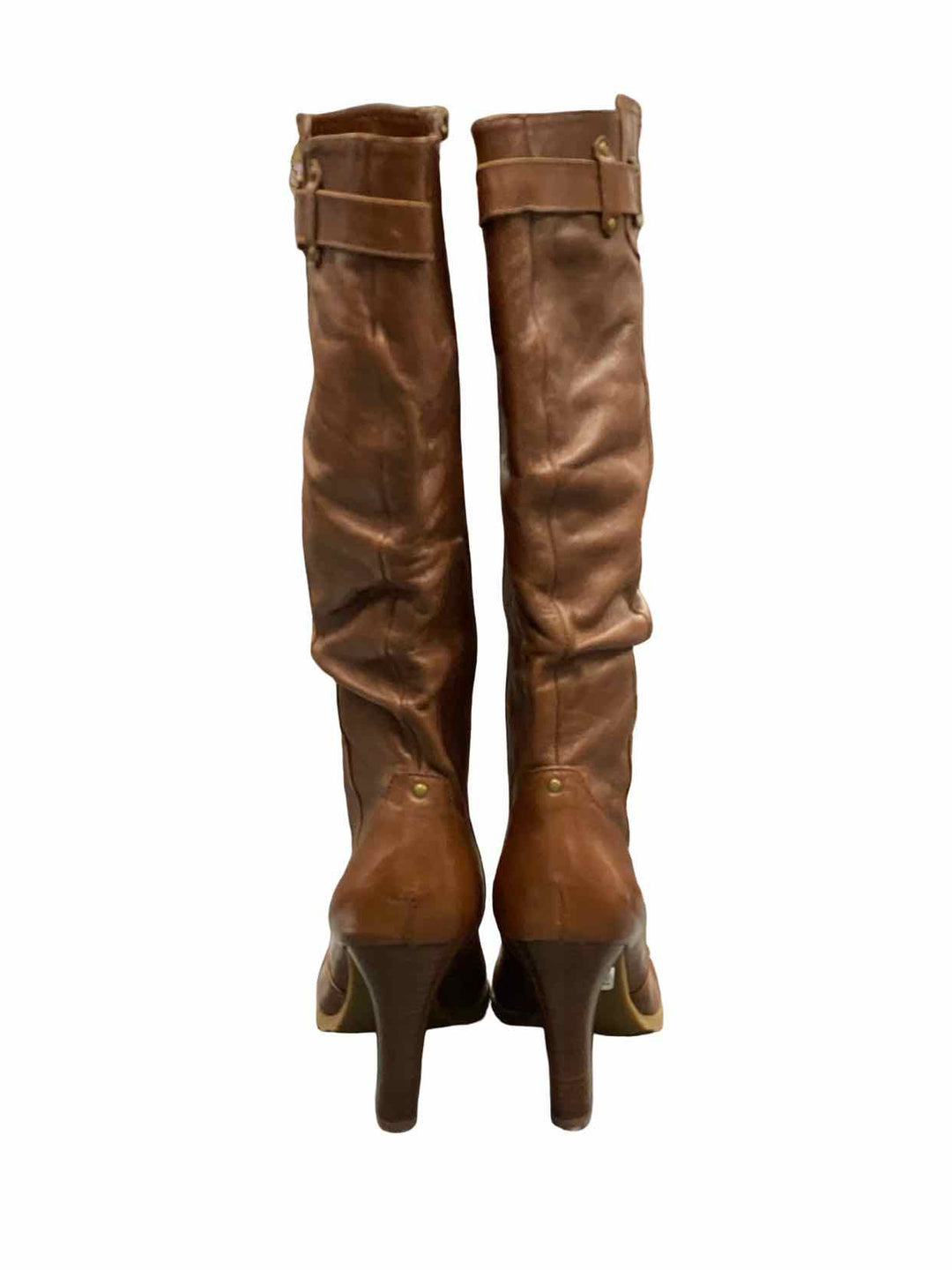 Guess Shoe Size 9 Brown Leather Boots(knee)