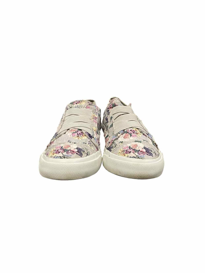Blowfish Shoe Size 7.5 Grey Floral Marley Sneakers