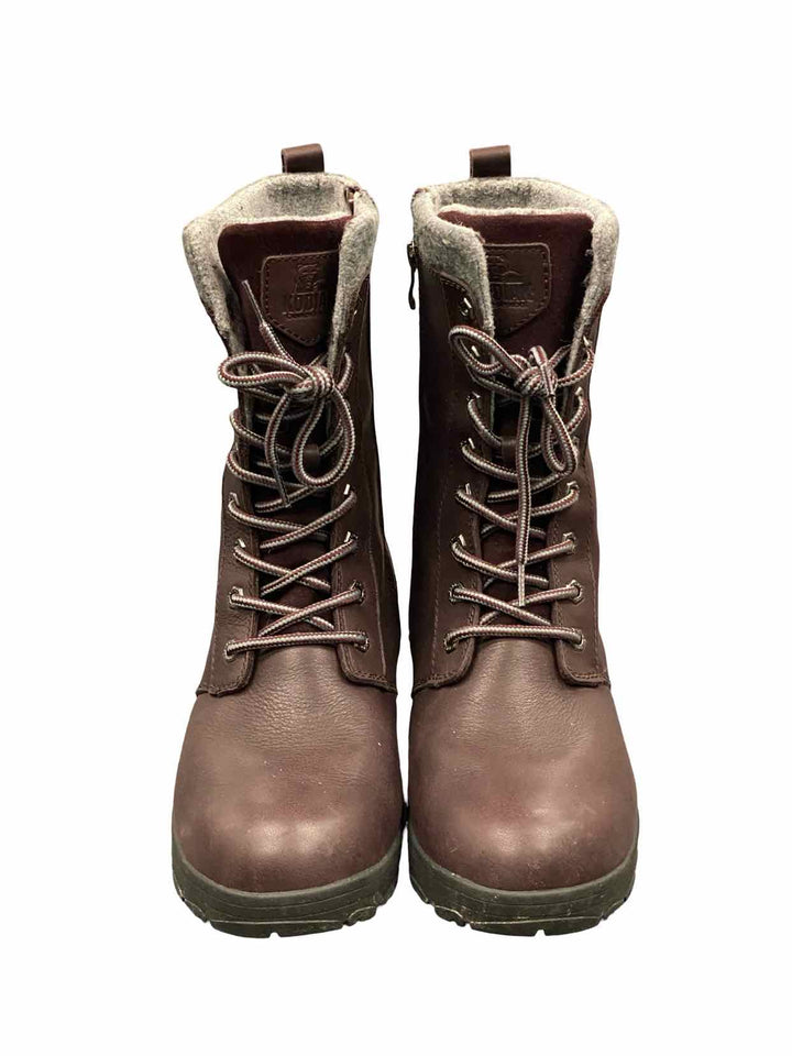 Kodiak Shoe Size 11 Brown Waterproof Leather Arctic Grip Winter Boots(knee)