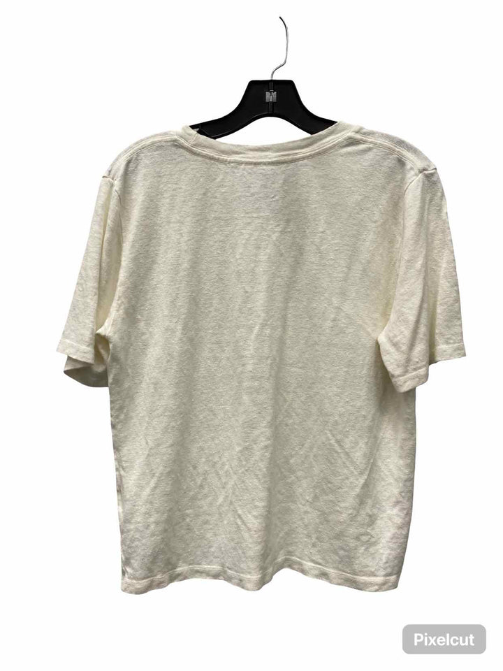 JungMaven Size S White 100% HEMP Short Sleeve Shirts