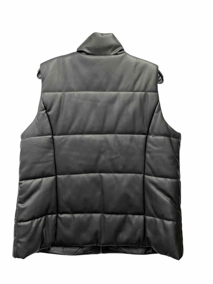 Isaac Mizrahi Live! Size L Black Vest (Outdoor)